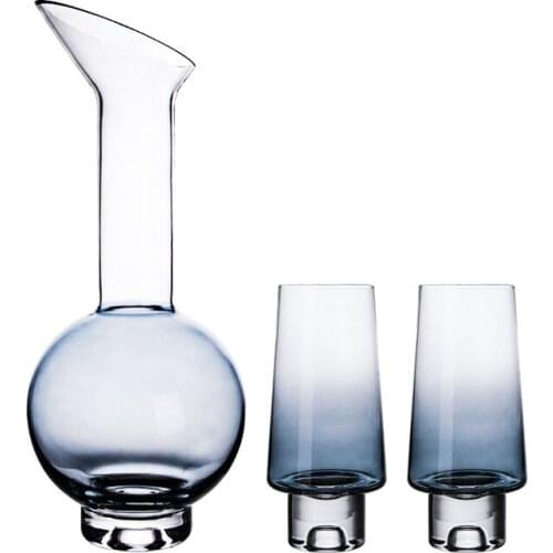 Creative Spherical Abstract Swan Decanter Whiskey Vodka Wine Set,Wine Decanter Luxury 2 Colors,bar Accessories,Nordic