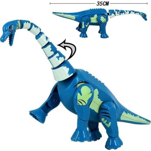 Jurassic World Brachiosaurus Dinosaurs Model Figure Blocks Construction Building Bricks Toys For Children