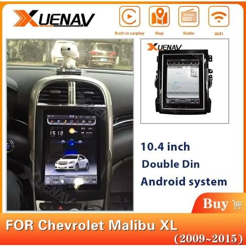 XUENAV 2din android Touch screen MP3 DVD player For-Chevrolet Malibu XL 2009-2015 car GPS navigation multimedia player WIFI TV