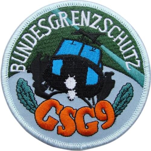 GERMAN GSG9 BORDER BGS GUARD EMBROIDERED PATCH