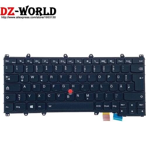 New Original DE German Backlit Keyboard for Lenovo Thinkpad Yoga 260 Laptop 00PA218 00PA136