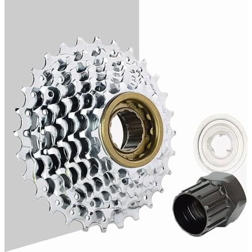 New Mountain Bike Flywheel High Tensile Steel Anti-Rust MTB Bicycle Sprocket Parts 8 9 10 Speed 28T 32T 36T Threaded Freewheel