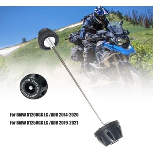 For BMW R1200GS LC Adventure R1250GS ADV GSA R1250RT R1200RT 2013-2021 Motorcycle Front Axle Fork Wheel Protector Crash Slider