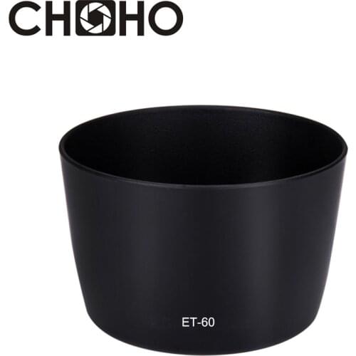 ET-60 58mm et60 Lens Hood Reversible Camera Accessories for Canon EF-S 55-250mm f/4-5.6 IS II & EF 75-300mm f/4-5.6 III USM Lens