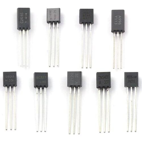 S9014 HT7325 BC327-40 2SC2120 2SA966 2SC2655 S9011 0.03A 30V 2N5401 C380TM 2SA1266 BT131-600 1A 600V MAC97A6 BT169D 400V 0.8A