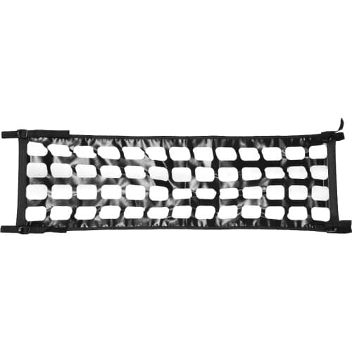 48x15 inch Universal Tailgate Net for Compact Mid Size Pickup Truck (Black)