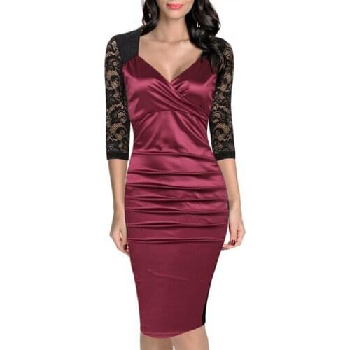 Cocktail Dresses Lace Half Sleeve Skiny Dress Evening Party Dresses Wedding Evening Dress Formal Dress Celebrity Dresses 2021