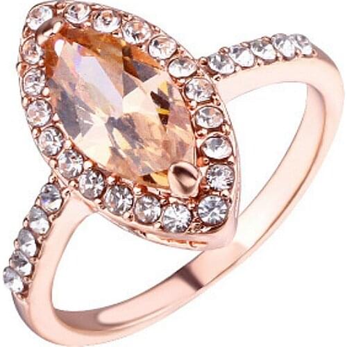 1@# Hot Ring Trendy Crystal Engagement Claws Design Shine Rings For Women Zircon Cubic Elegant Rings Female Wedding Jewerly