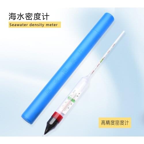 1pc hydrometer density meter densitometer densimeter 1.000-1.040 Warm seawater density meter attached salt water Densitometers