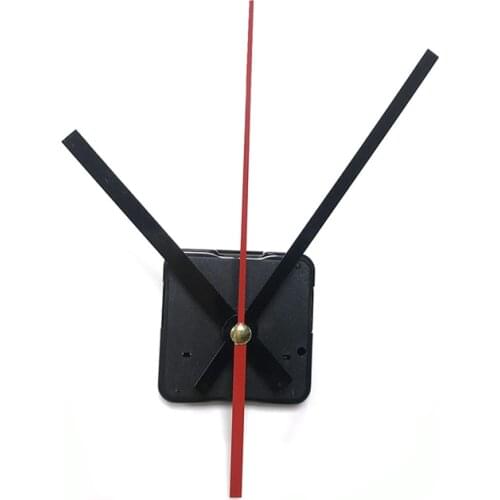 10set Silent large wall Quartz Clock Movement Mechanism Black & Red Hands Repair Tool Parts Kit DIY Set 9 /12 /15 /17 /20 /24mm