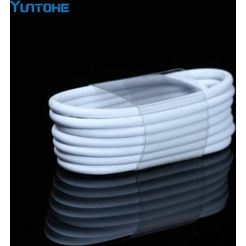 100pcs/lot High Quality 1M 3FT OD 3.0mm 2.6mm Usb To 8pin Cable for Iphone Xs Max XR 8 7 6 Plus 5s Pad Air Data Charger Cord