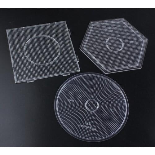 2.6mm Puzzle Pegboard for Hama Bead Template 3D Puzzle Perler Beads Educational Toys Jigsaw Puzzle Fuse Beads Pegaboards Set