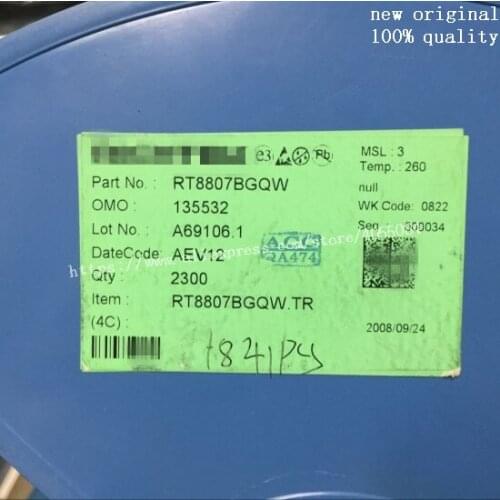 3PCS RT8807BGQW RT8807 RT8807B Brand new and original chip IC D7=AE