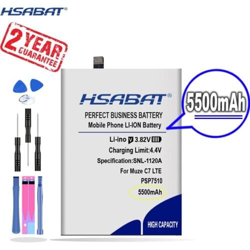 New Arrival [ HSABAT ] 5500mAh PSP7510 DUO Replacement Battery for Prestigio Muze C7 LTE PSP7510DUO