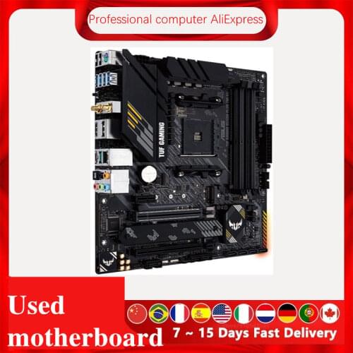 NEW For ASUS TUF GAMING B550M-PLUS wifi 6 Motherboard Socket AM4 For AMD B550M B550 Original Desktop PCI-E 4.0 m.2 Mainboard