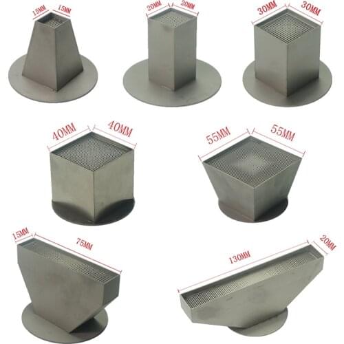 BGA Rework Station Universal Hot Air Nozzles 15mm 20mm 25mm 30mm 35mm 45mm 50mm 55mm 75mm 120mm for Bottom Base Diameter 60mm