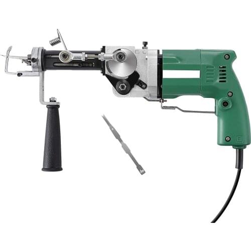 Electric Carpet Tufting Gun Loop Pile Type Carpet Weaving Machine Rug Making Tools Flocking Handheld Knitting