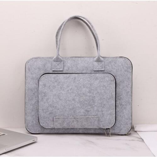 Felt Laptop Bag for 11 13 15 17 Inch Computer Laptop Bags Notebook Tablet Bag Sleeve Pouch Case Fashion Tablet Handbags Women
