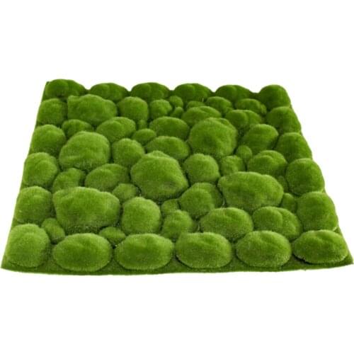 Artificial Plant Lawn Home Simulation Plant Background Wall Moss Turf Green Sod Interior Window Decoration 1pc