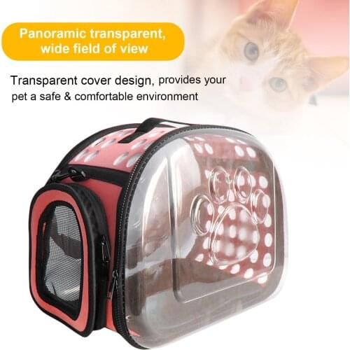 Cat Pet Cage For Traveling Cat Carrier Bag Dog Box Transport Pet Portable Backpack Breathable Space Portable Cat Bag Travel