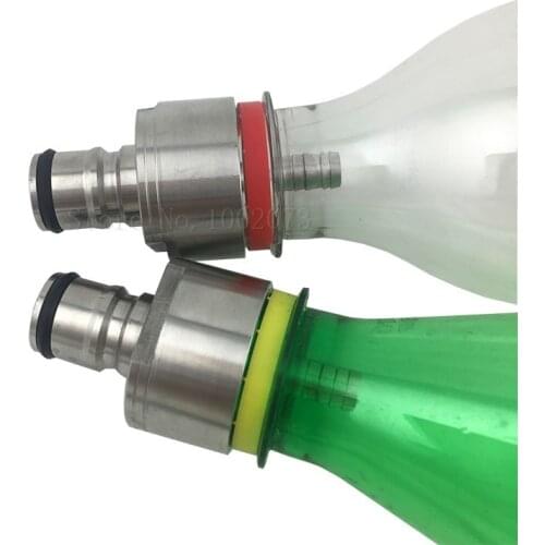 2pcs/lot Stainless Carbonation Cap w/ 5/16" Barb, Ball Lock Type, fit soft drink PET bottles, Homebrew Kegging