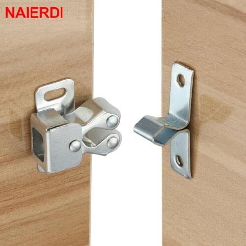 2PCS Magnet Cabinet Catches Door Stop Closer Stoppers Damper Buffer For Wardrobe Hardware Furniture Fittings Accessory NEW