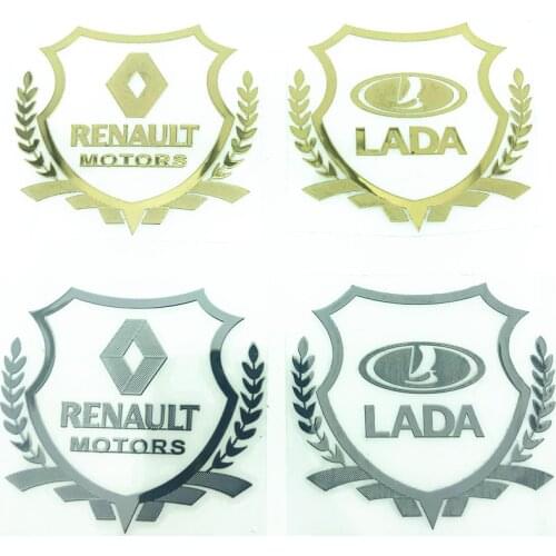 2pcs 3D Metal Car Sticker Emblem Badge case for Lada Opel Infiniti Lexus Suzuki Cadillac Chrysler Skoda Volvo Fiat car Styling