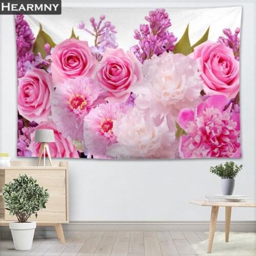 Custom Rose Wall Tapestry Home Decorations Wall Hanging Forest Tapestries For Bedroom 130x150CM,140x250CM
