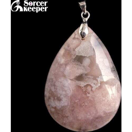 Real Female Natural Bijoux Femme Choker Necklaces Pendants Hand Made Cherry Blossoms Agates Stone Beads For Jewelry Making BF043