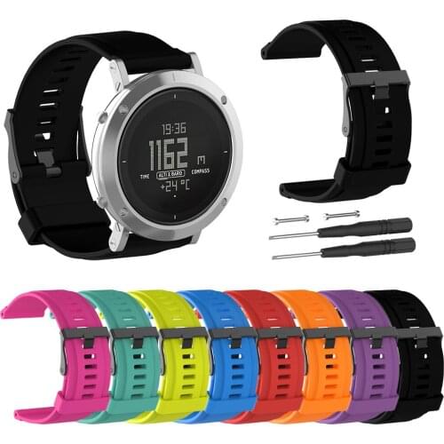 Essidi Rubber Watch Band Loop Tool Set For Suunto CORE Essential Wristband Bracelet Strap Band