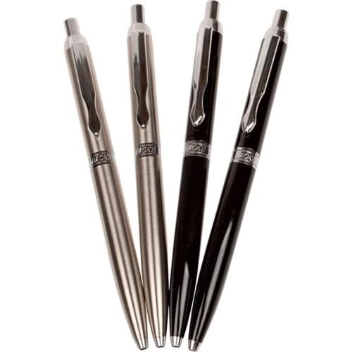 BAOKE Metal pen holder press ball pen 1.0mm business special thick stroke writing pen