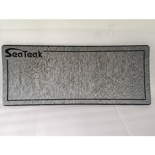 Marine Boat Yacht Helm Station Anti-Fatigue EVA Brushed Grey Pad with SeaTeak Logo 406*991*13mm 16" x 39" x 1/2"