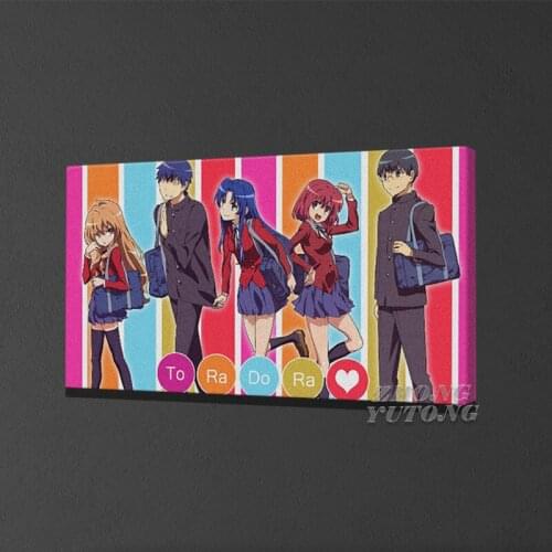Toradora! Anime Poster Wall Art Decoration Prints Canvas For Dorm Living Room Home Kids Bedroom Decor Painting