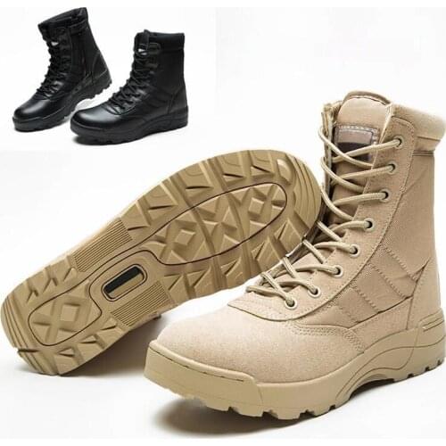 Outdoor Us Military Leather Combat Boots for Men Combat Bot Infantry Tactical Boots Askeri Bot Army Bots Army Shoes Ankle Boots