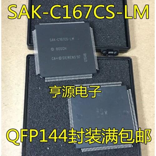 1pcs to 5pcs/lot SAK-C167CS SAK-C167CS-LM QFP144 Car CPU chip on-board Computer chip Performance Chip car computer chip