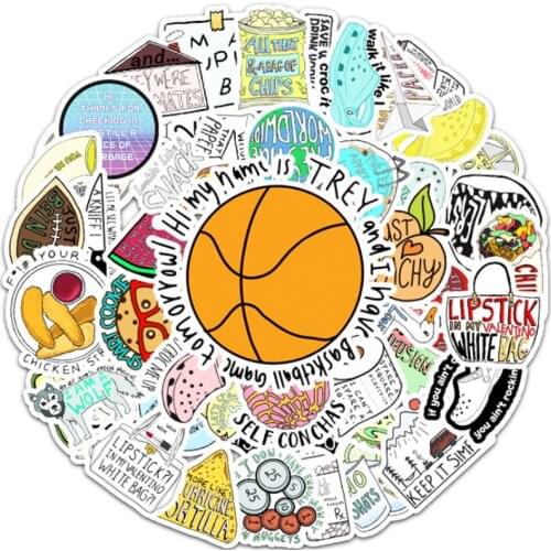 10/30/50PCS Small Fresh Vine Graffiti Stickers Laptop Guitar Suitcase Decoration Toys Wholesale