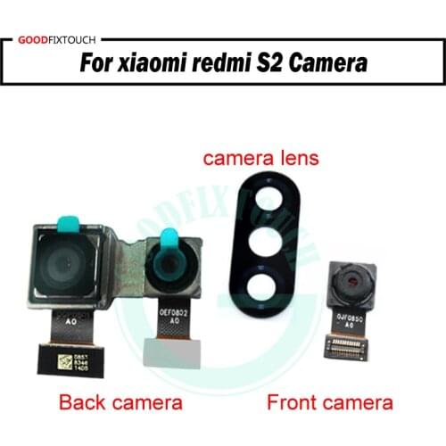 100% Tested OK For xiaomi redmi S2 Back Rear Camera with front small camera Module with glass lens Replacement parts M1803E6E