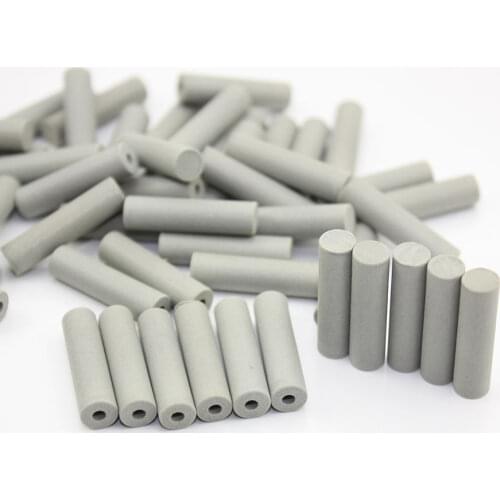 100 PCS Grey Rubber Points Polishing Pillar Wheels For Dental Jewelry Rotary