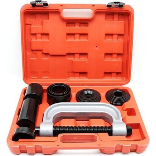 4-in-1 Ball Joint Service Tool Kit C Frame Press 2WD & 4WD Vehicles Truck Brake Anchor Pin Remover Installer