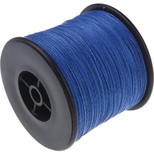 500M 100LB 0.5mm Super Strong Braided Fishing Line PE 4 Strands Color:Blue
