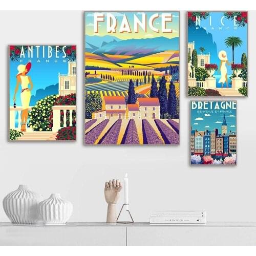 5d Diy Diamond Painting French Travel Landscape Square Diamond Embroidery Paris Provence Britta Rhinestone Mosaic Decoration