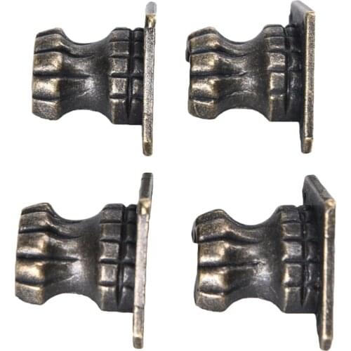 Decorative Feet Leg Corner Protector 35*25MM Zinc Alloy Retro Antique Bronze Jewelry Chest Wood Box 4 Pcs/lot