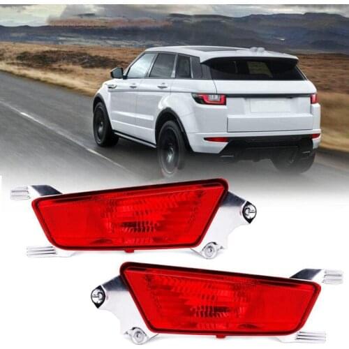 DHBH-Car Rear Bumper Light Rear Fog Lights Brake Lamp with Bulb Stop Taillight for Range Rover Evoque 2011-2018