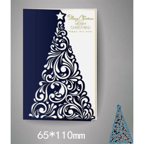 DIY cutting die Christmas Tree Metal Carbon Steel Frames Cutting Dies DIY Scrap Photo Album Embossing Paper Cards