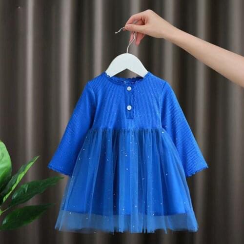 Elegant Girls Dress Autumn Sequin Costume Girls Clothes Long Sleeves Childrens Christmas Dresses Kids Clothing Toddlers Clothes