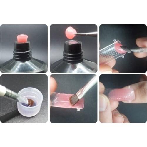 2021 New 30ml UV Quick Builder Gel Soak Off Nail Liquid Polish Slip Solution Builder