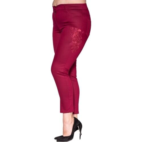 Hanezza Women's High Rise Pants