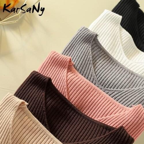 KarSaNy Women's V-Neck Pullovers