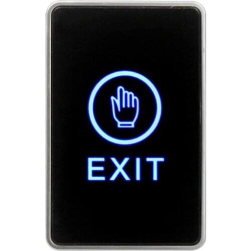 Release Button Push Touch Exit Button Eixt Door With LED System Control Security Home Indicator For For Access Protection
