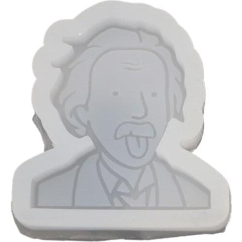 LXAD Character Coloring Crystal Epoxy Resin Mold Aromatherapy Plaster Silicone Mould